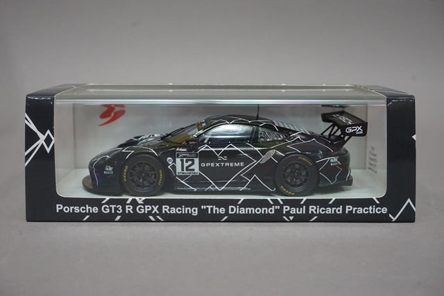 1:43 SPARK SP325 Porsche GT3 R GPX Racing "The Diamond" Paul Ricard Practice #12