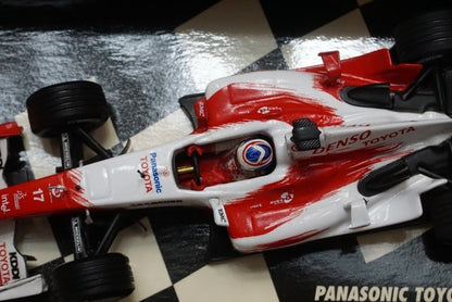 1:43 MINICHAMPS 400040017 Panasonic Toyota Racing TF104 #17 O. Panis avex decal