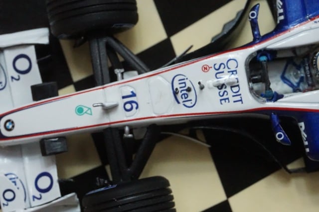 1:43 MINICHAMPS 400060016 BMW Sauber F1.06 2006 #16 N. Heidfeld model car