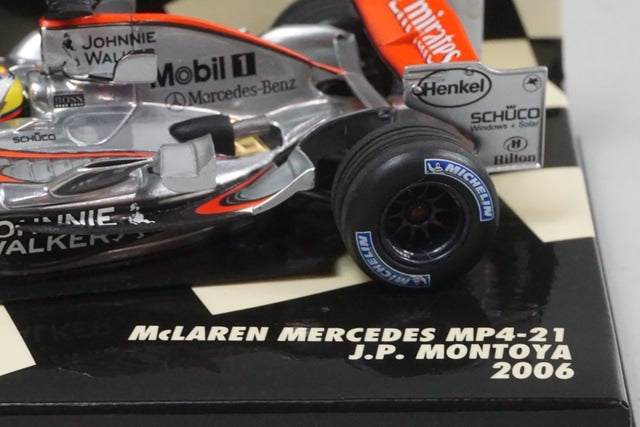 1:43 MINICHAMPS 530064304 McLaren Mercedes MP4-21 2006 #4 J.P. Montoya