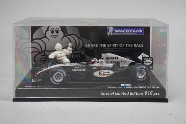 1:43 MINICHAMPS Michelin Custom McLaren Mercedes MP4-19 #6 K. Raikkonen