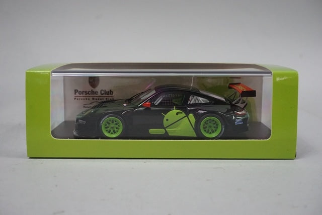 1:43 SPARK Porsche Club Porsche 911 GT3 RSR '12 Android Robot Black model car