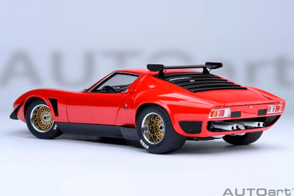 [ Pre-order ] 79171 AUTOart 1:18 Lamborghini Miura SVR Jota Red