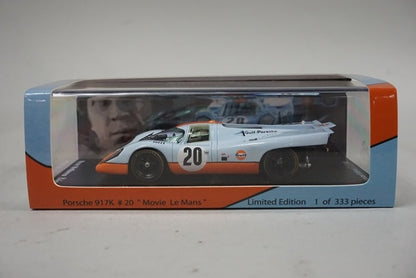 1:43 SPARK Steve McQueen Collection 01 Porsche 917K "Movie Le Mans" #20