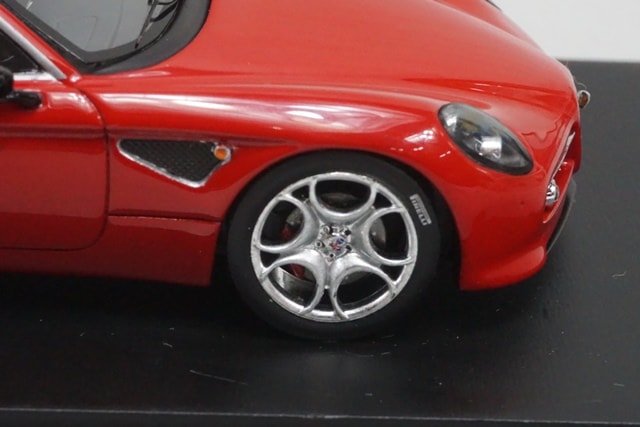 1:43 SPARK KBS023 Alfa Romeo Alfa 8C Competizione Red model car