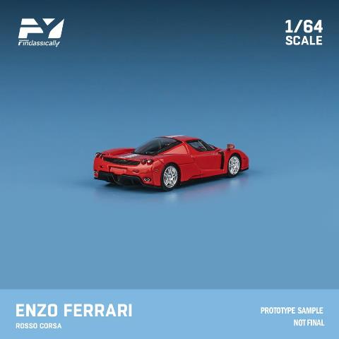 FY64068 Finclassically 1:64 Ferrari Enzo Red Italian Flag – Boost