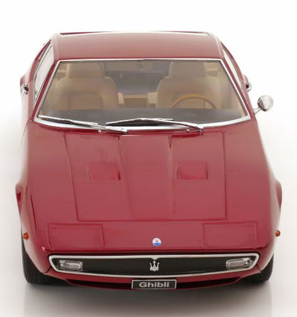 KKDC181273 KK scale 1:18 Maserati Ghibli Coupe 1969 Red Metallic