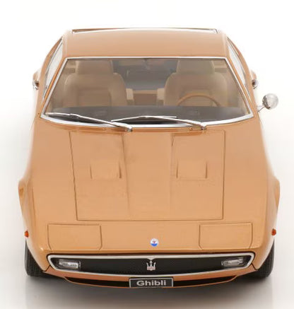 KKDC181274 KK scale 1:18 Maserati Ghibli Coupe 1969 Gold Metallic