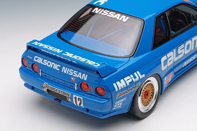 [ Pre-order ] EML185 Make Up EIDOLON 1:18 Nissan Calsonic Skyline GT-R Gr.A JTC West Japan Circuit 1990 Winner