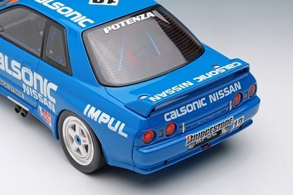 [ Pre-order ] EML186 Make Up EIDOLON 1:18 Nissan Calsonic Skyline GT-R Gr.A Hi-land 300km 1993 Winner