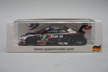 1:43 SPARK SG435 Audi RS5 DTM 2018 #28 model car