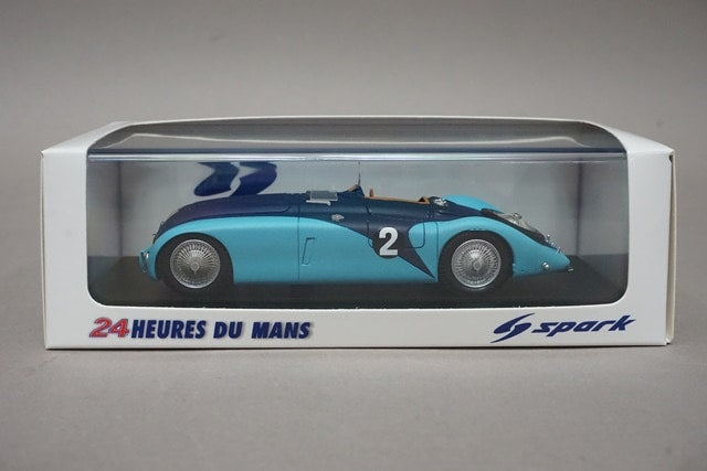 1:43 SPARK 43LM37 Bugatti 57 G LM Winner 1937 #2 model car