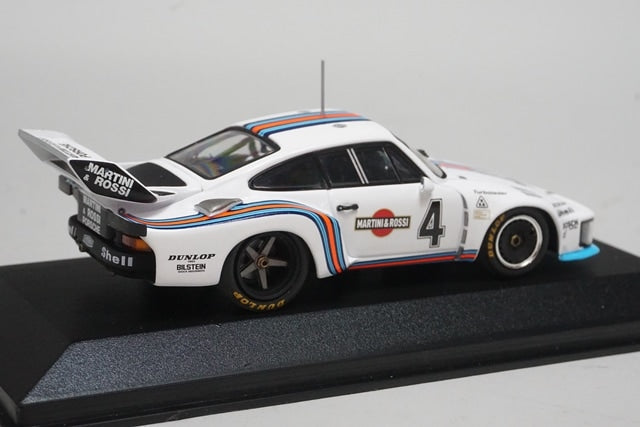 1:43 MINICHAMPS 400766304 Porsche 935 Watkins Glen 6h Winner 1976 #4 Martini