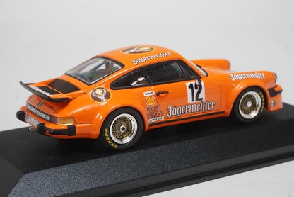 1:43 MINICHAMPS 400766412 Porsche 934 Eifelrennen DRM Jagermeister Winner '76