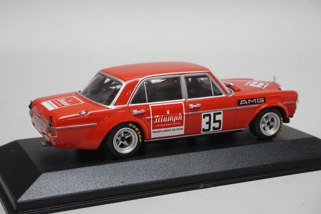 1:43 MINICHAMPS 400713435 Mercedes-Benz 300SEL 6.8 AMG Hockenheim 1971 #35