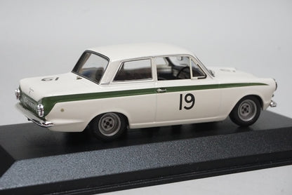 1:43 MINICHAMPS 400648219 Lotus Cortina Mk1 Brands Hatch 6H Winner 1964 #19