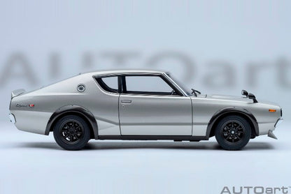 [ Pre-order ] 77466 AUTOart 1:18 Nissan Skyline 2000GT-R (KPGC110) Tuned Version Silver