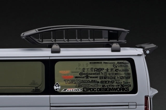 [ Pre-order ] IG2802 ignition model 1:18 T･S･D WORKS HIACE Matte Gray With Roof Rack