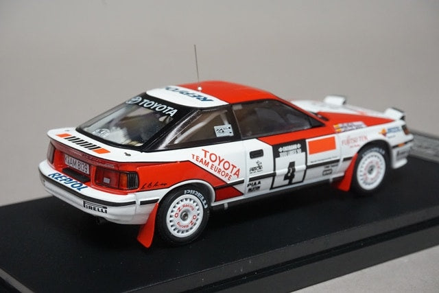 1:43 HPI 8573 Mirage Toyota Celica GT-Four 1000 Lakes 1990 #4 model car