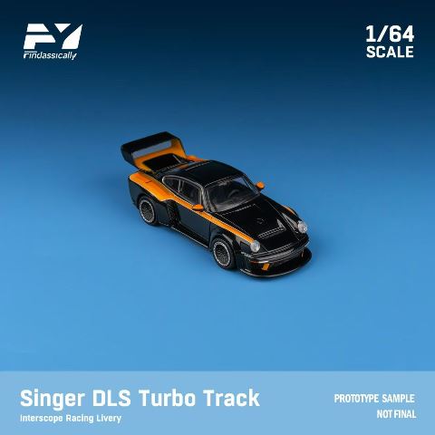 [ Pre-order ] FY64070 Finclassically 1:64 Singer DLS Turbo Higher Tail Black Pearl