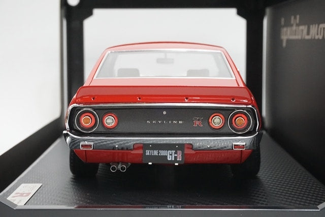 1:18 ignition model IG1845 Nissan Skyline 2000 GT-R (KPGC110) Red model car