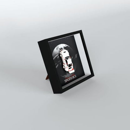 [ Pre-order ] FY64072 Finclassically 1:64 Singer DLS Frame Series White - GT Wing Car