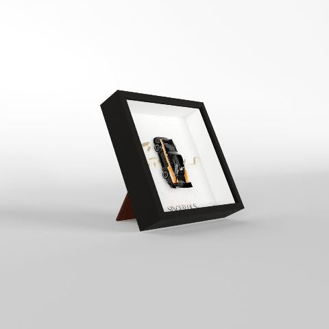 [ Pre-order ] FY64075 Finclassically 1:64 Singer DLS Frame Series Black - GT Wing Car