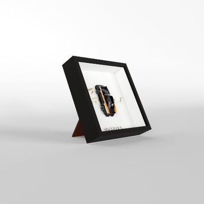 [ Pre-order ] FY64076 Finclassically 1:64 Singer DLS Frame Series Black - Ducktail Car