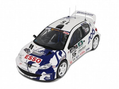 [ Pre-order ] OTMG081 OTTO 1:12 Peugeot 206 WRC Tour de Corse 1999 #15 Resin model (no opening and closing mechanism)