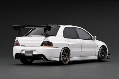 [ Pre-order ] IG2433 ignition model 1:18 Mitsubishi Mitsubishi Lancer Evolution IX (CT9A) White With Engine