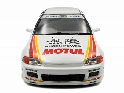 S1810404 SOLIDO 1:18 Honda Civic EG6 Solid Works Mugen 1992 White model car