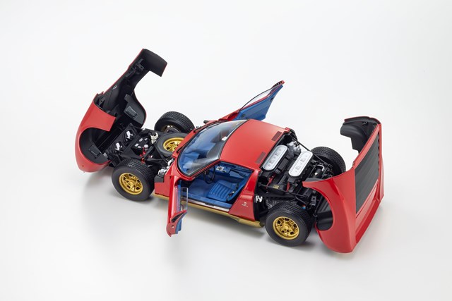 KS08621RBL KYOSHO 1:12 Lamborghini Miura P400 Red model car