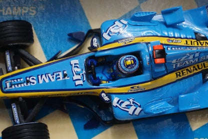 1:43 MINICHAMPS 403050025 China Custom Renault F1 Team R25 Chinese GP 2005 #5 F.Alonso