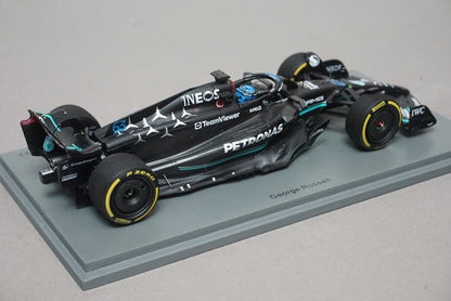 1:43 SPARK S8591 Mercedes-AMG Petronas F1 Team W14 E-Performance British GP 5th 2023 #63 G. Russell model car
