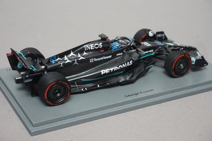1:43 SPARK S8912 Mercedes-AMG Petronas F1 Team W14 E-Performance Spanish GP 3rd 2023 #63 G. Russell model car