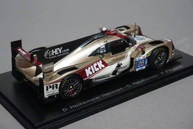 1:43 SPARK S8740 Oreca 07 Gibson JOTA Le Mans 24H 2023 #28 D.H. Hansson O. Rasmussen P. Fittipaldi model car