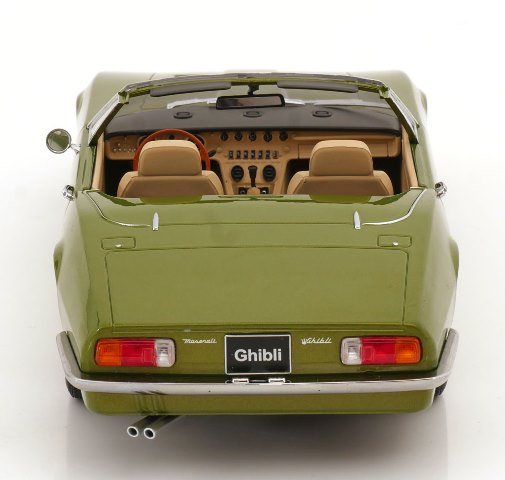 [ Pre-order ] KKDC181302 KK scale 1:18 Maserati Ghibli Spyder 1970 light green-metallic