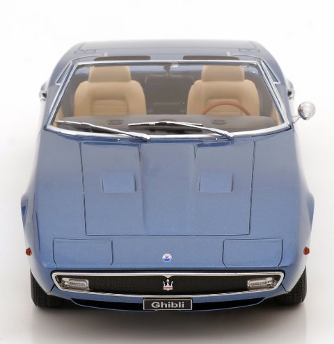 [ Pre-order ] KKDC181304 KK scale 1:18 Maserati Ghibli Spyder 1970 light blue-metallic