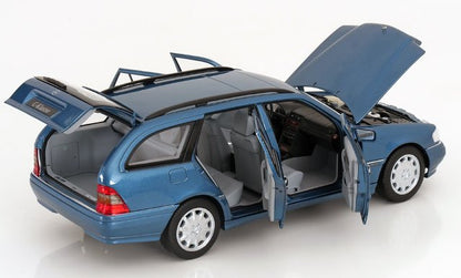 [ Pre-order ] 183386 NOREV 1:18 Mercedes C-Klasse W202 Estate 1997 Turquoise Metallic (Modellissimo Custom Order)