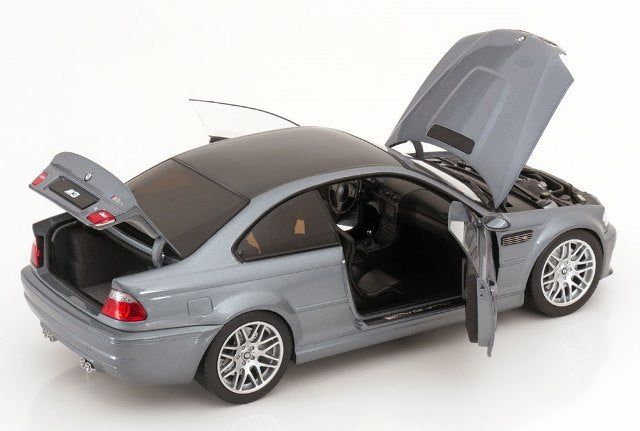 [ Pre-order ] 183016 NOREV 1:18 BMW M3 CSL E46 2003 Gray Metallic (Modellissimo Custom Order)