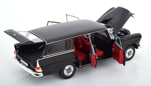 [ Pre-order ] 183708 NOREV 1:18 Mercedes 200 Universal W110 1966 Black (Modelissimo Custom Order)