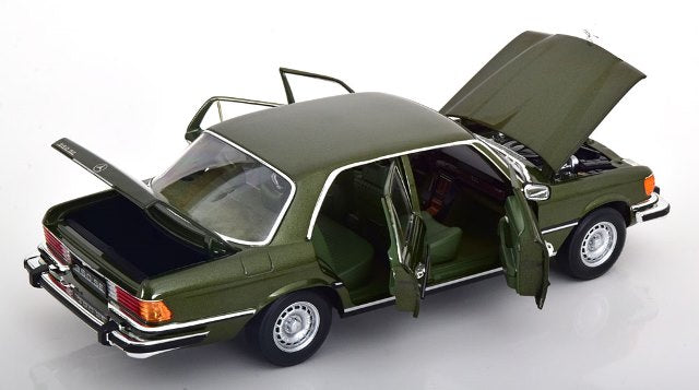 [ Pre-order ] 183972 NOREV 1:18 Mercedes 350 SE W116 US Version 1973 Dark Green Metallic (Modellissimo Custom Order)