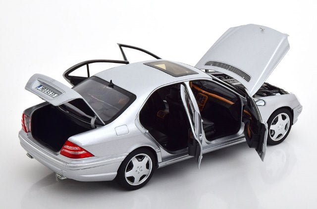 [ Pre-order ] 183816 NOREV 1:18 Scale Mercedes S55 AMG W220 2000 Silver (Modellissimo Custom Order)