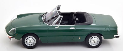 [ Pre-order ] 187881 NOREV 1:18 Scale Alfa Romeo 2000 Spider 1978 with Removable Softtop, Green, Custom Order from MODELISSIMO