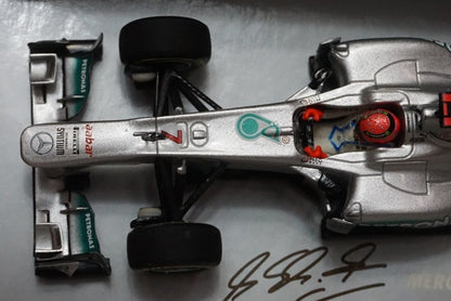 1:43 MINICHAMPS 410120077 Mercedes-AMG Petronas F1 Team Show Car 2012 #7 M. Schumacher model car