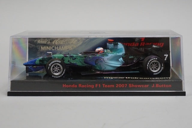 1:43 MINICHAMPS 403070177 Kyosho Honda Racing F1 Team Show Car 2007 #7 J. Button model car