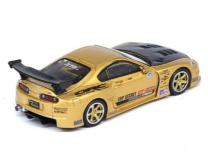 IN64-A80TS-GOLD INNO Models 1:64 Toyota Supra (A80) TOP SECRET GT300 Gold