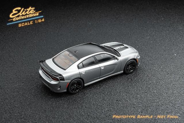 [ Pre-order ] Elite Collectibles 1:64 Dodge Warhorse Daytona HEMI C/Silver