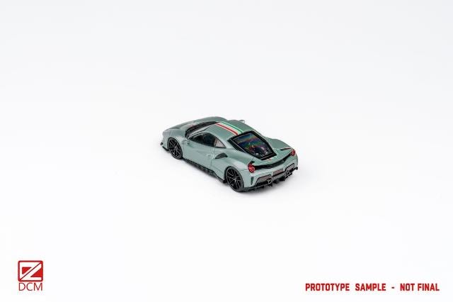 [ Pre-order ] DCM 1:64 Novitec 488 pista Francis Green