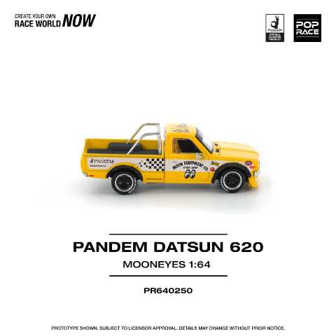 [ Pre-order ] PR640250 POP RACE 1:64 Pandem Datsun PANDEM DATSUN 620 MOONEYES